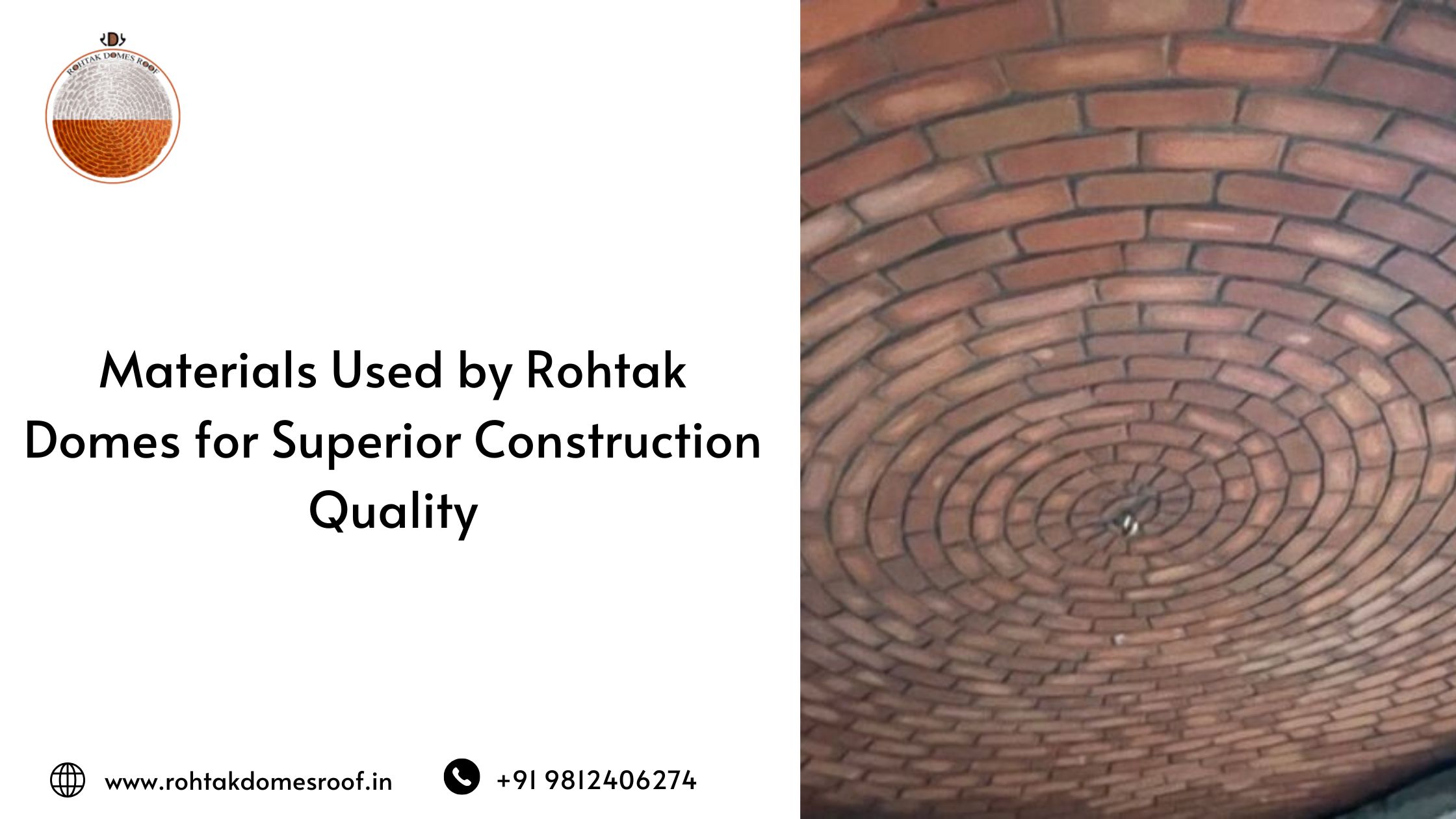 Materials Used by Rohtak Domes for Superior Construction Quality