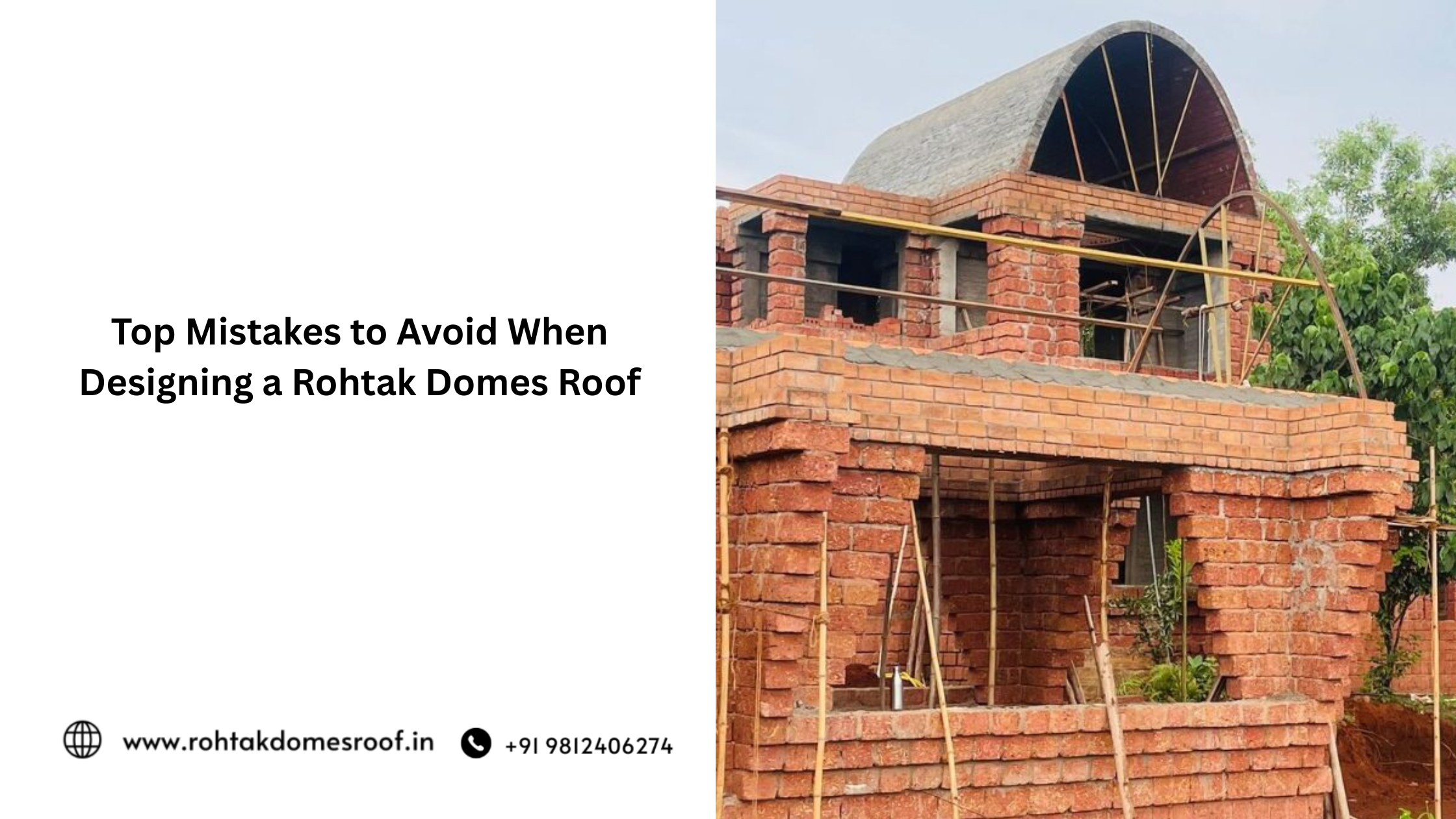 Top Mistakes to Avoid When Designing a Rohtak Domes Roof