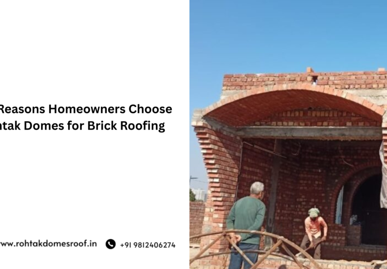 Top Reasons Homeowners Choose Rohtak Domes for Brick Roofing